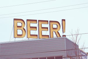 Beer sign - prompt action with BI dashboard design