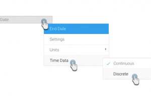 Yellowfin 7.4 Little Things: Presenting data according to discrete time junctures