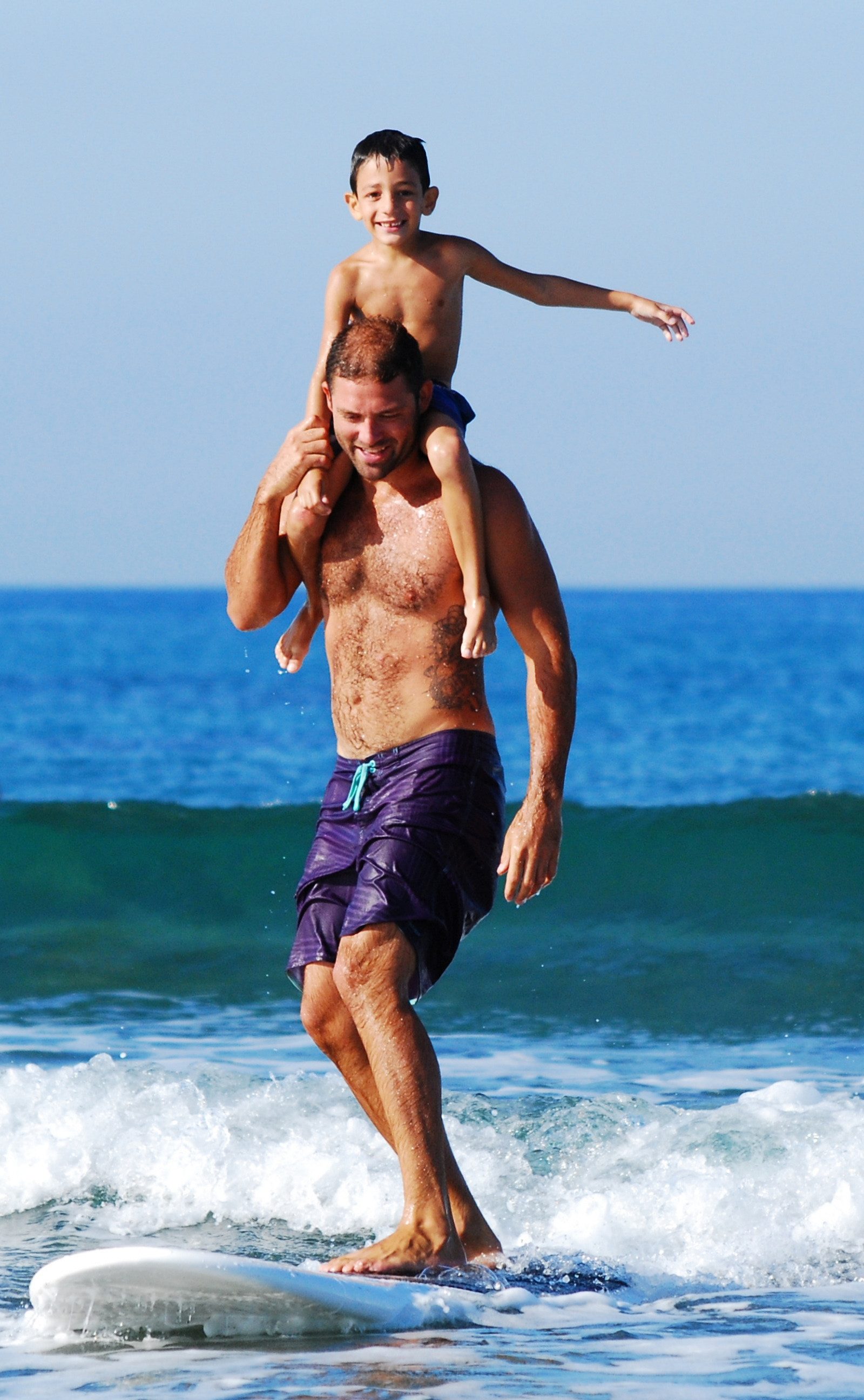 The mistake I made trying to hold on to a startup culture (Picture: father and son surfing)