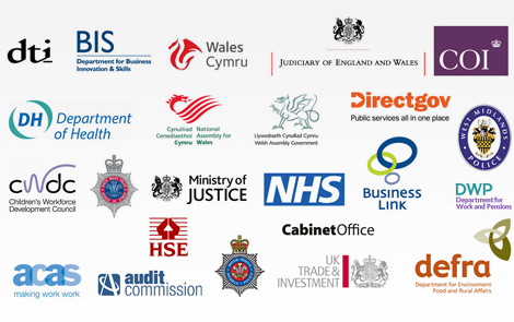 British public sector logos - G-Cloud