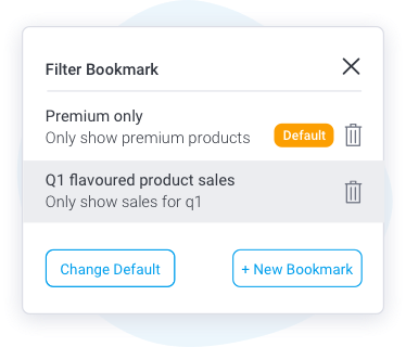 Default Filter Bookmarks