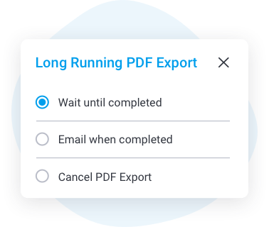 Background Execution Queue for PDF Exports icon