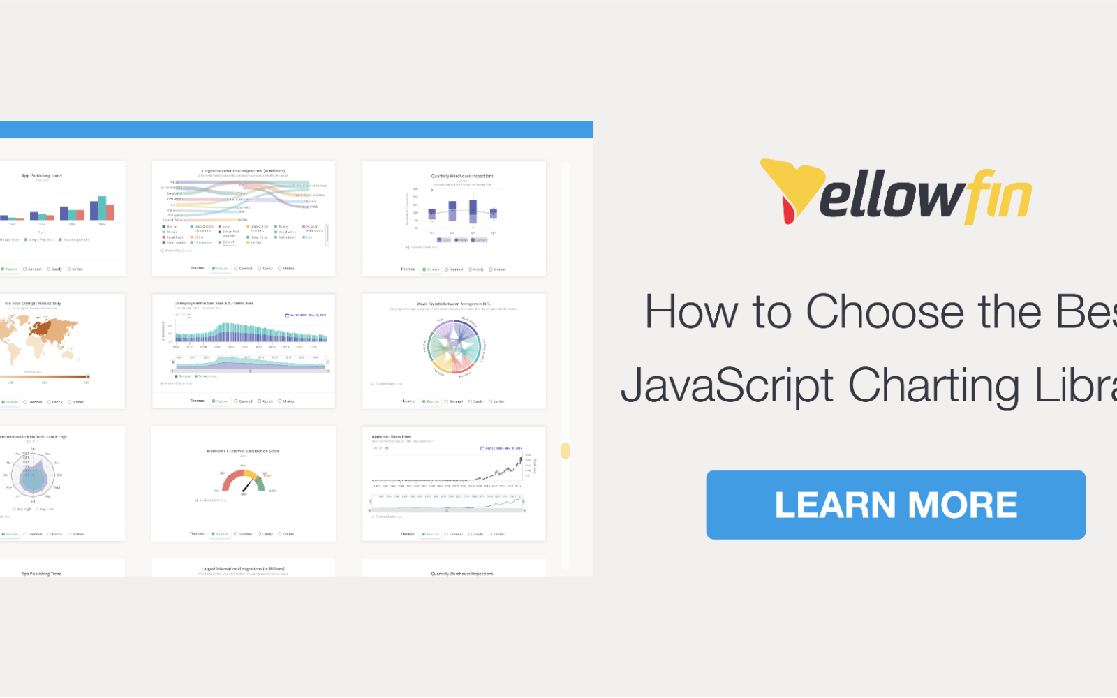 How to choose best Javascript charting library Yellowfin