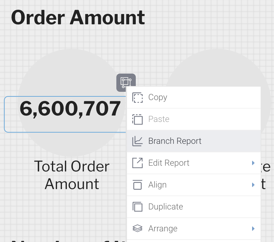 How to insert a branch report Yellowfin dashboards